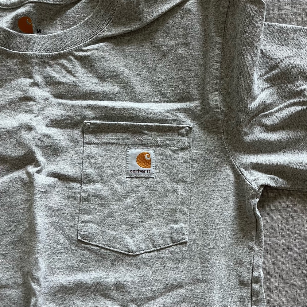 Carhartt Heather Gray Relaxed Fit T-Shirt - Picture 3 of 3